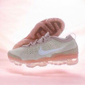 NEW Nike Air VaporMax 2023 Flyknit Oatmeal Pearl Pink ( Women's )  Size 8
